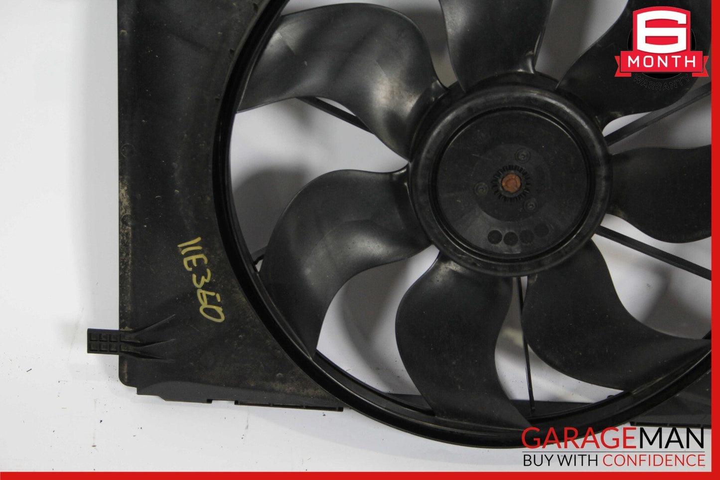 08-18 Mercedes E350 GLK350 SLK350 Engine Radiator Cooling Fan Motor Shroud Assy