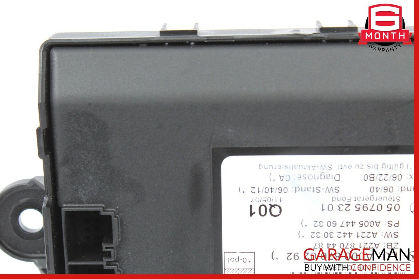 07-13 Mercedes W221 S600 S63 AMG Rear Left / Right Side Door Control Module Unit