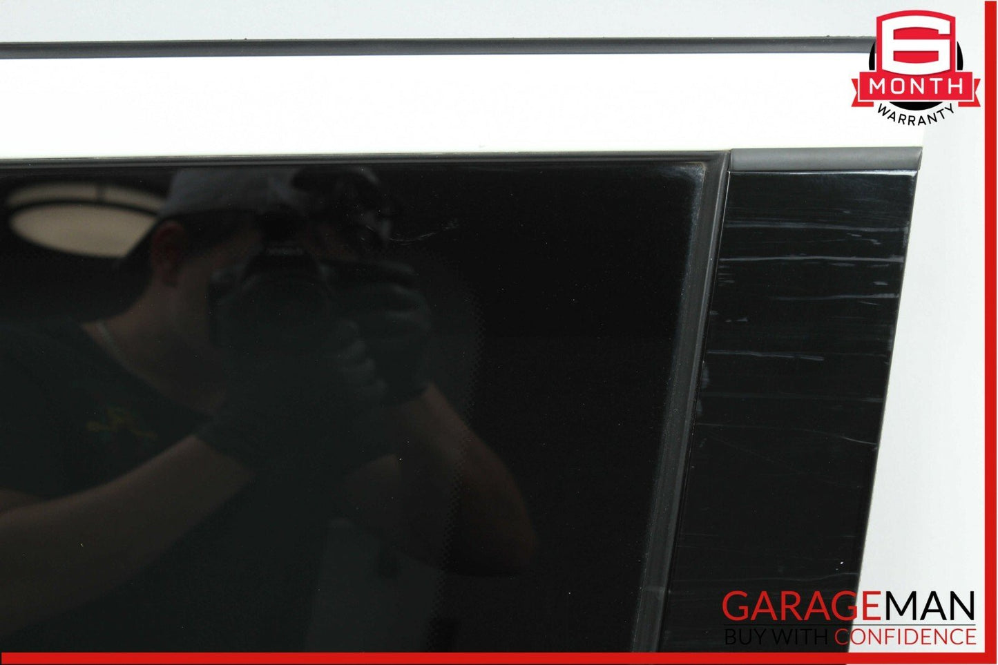 07-12 Mercedes X164 GL450 Rear Right Side Quarter Window Glass w/ Moulding Trim