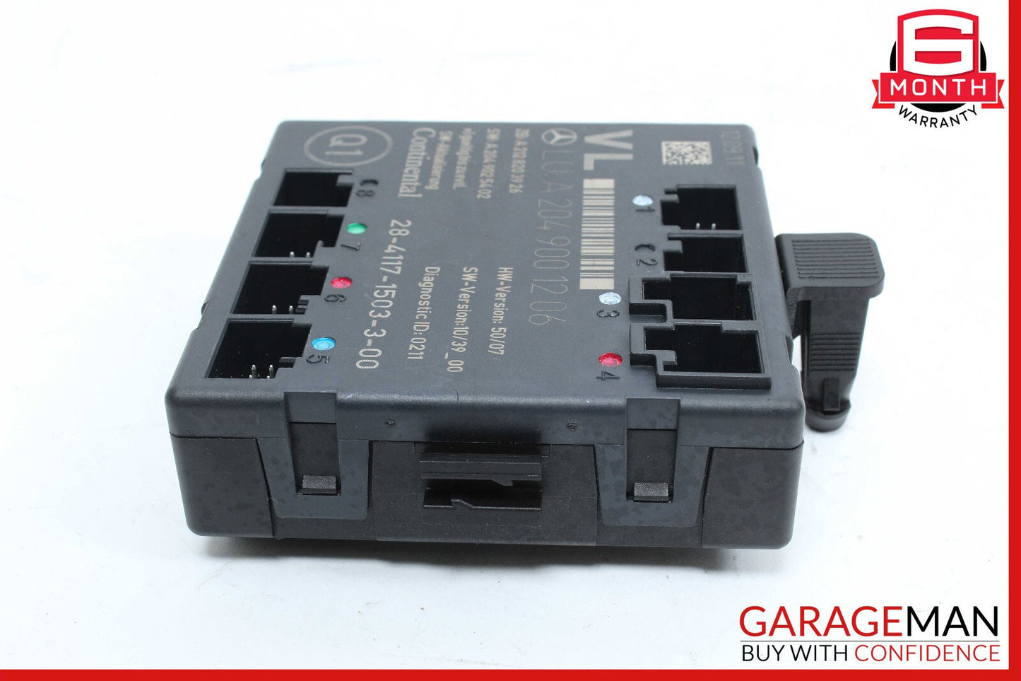 12-15 Mercedes W204 C250 C350 Front Left Driver Side Door Control Module Unit