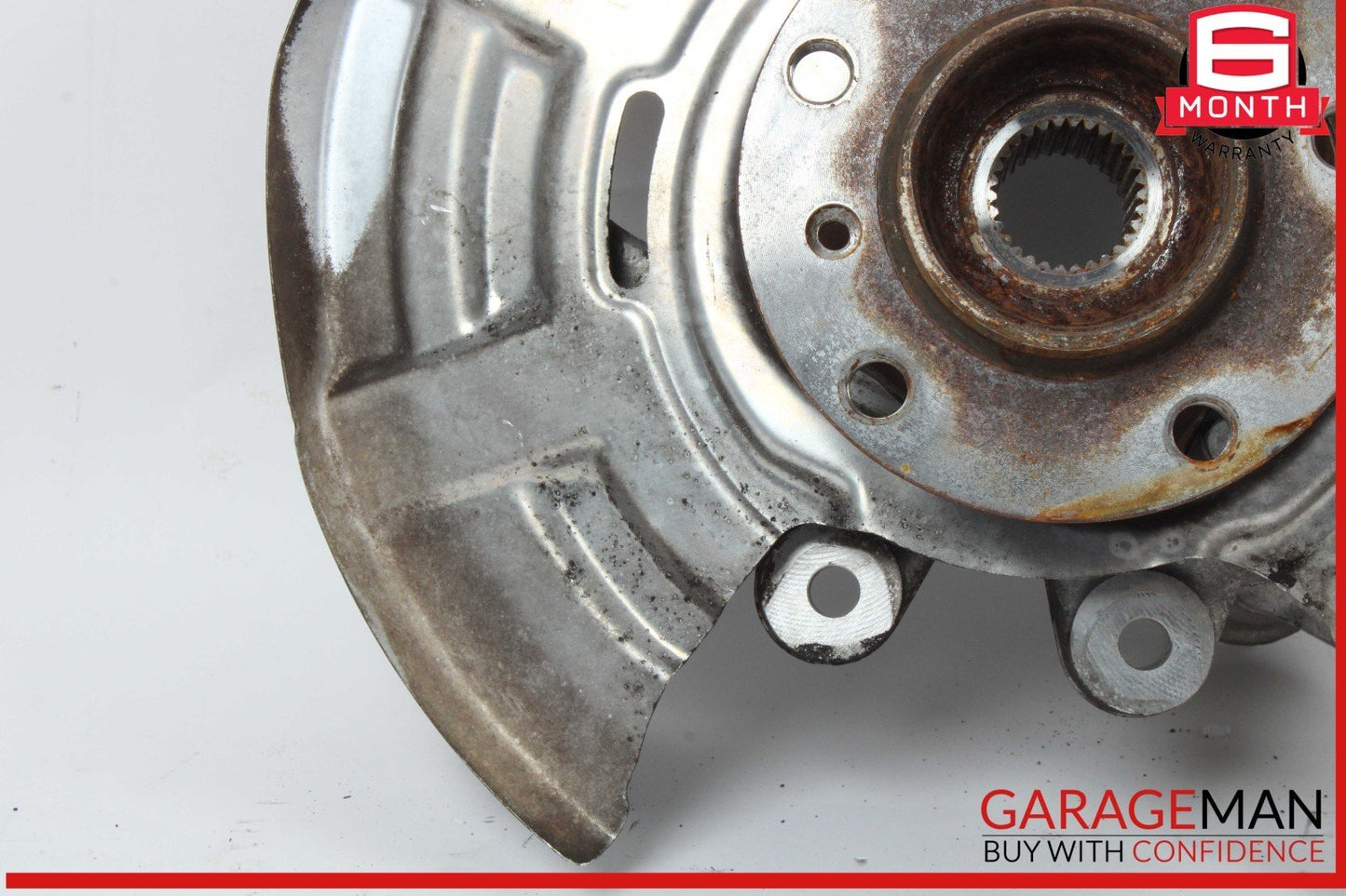 11-16 BMW 528i 535i 550i F10 Rear Left Driver Side Spindle Knuckle Wheel Hub OEM
