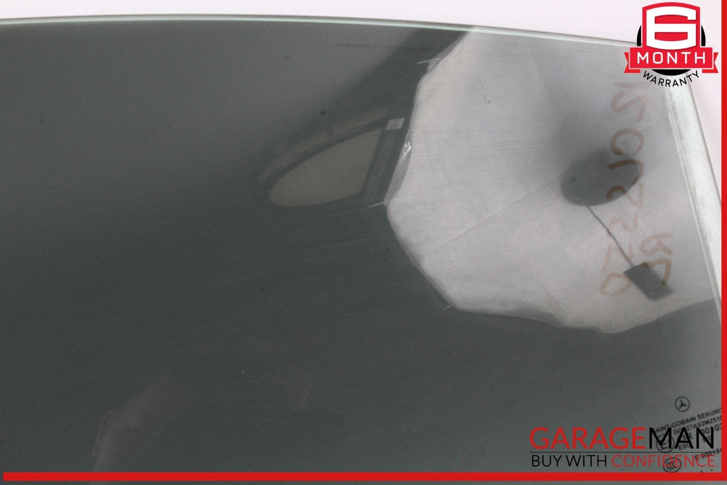 12-18 Mercedes W218 CLS550 CLS63 AMG Rear Left Driver Side Door Window Glass OEM