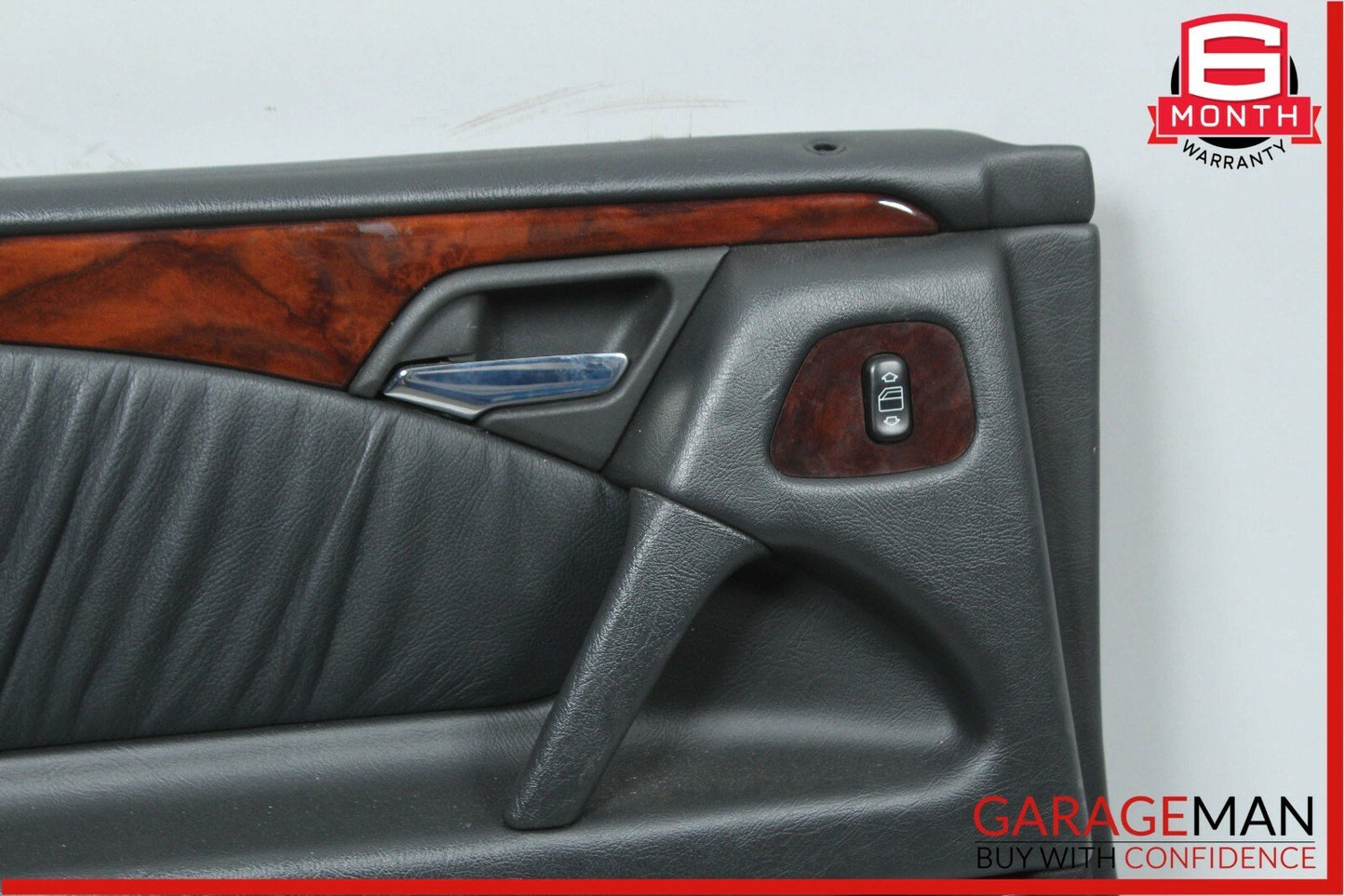 96-02 Mercedes W210 E320 Rear Left Driver Side Interior Door Panel OEM