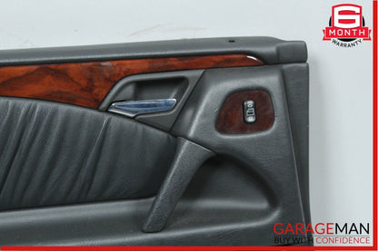 96-02 Mercedes W210 E320 Rear Left Driver Side Interior Door Panel OEM