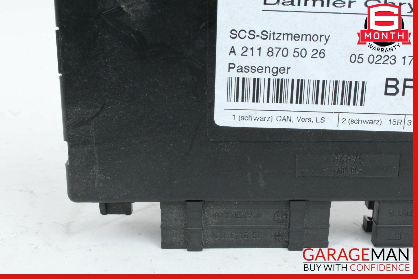 03-11 Mercedes W219 CLS63 E350 Front Right Passenger Seat Control Module Unit