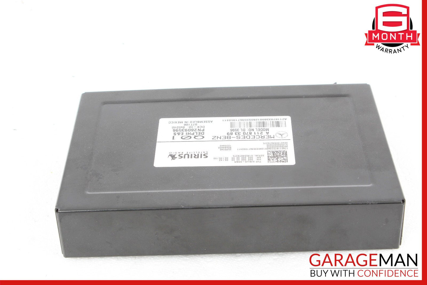 03-11 Mercedes W219 CLS550 SLK280 Sirius Satellite Radio Receiver Module Unit