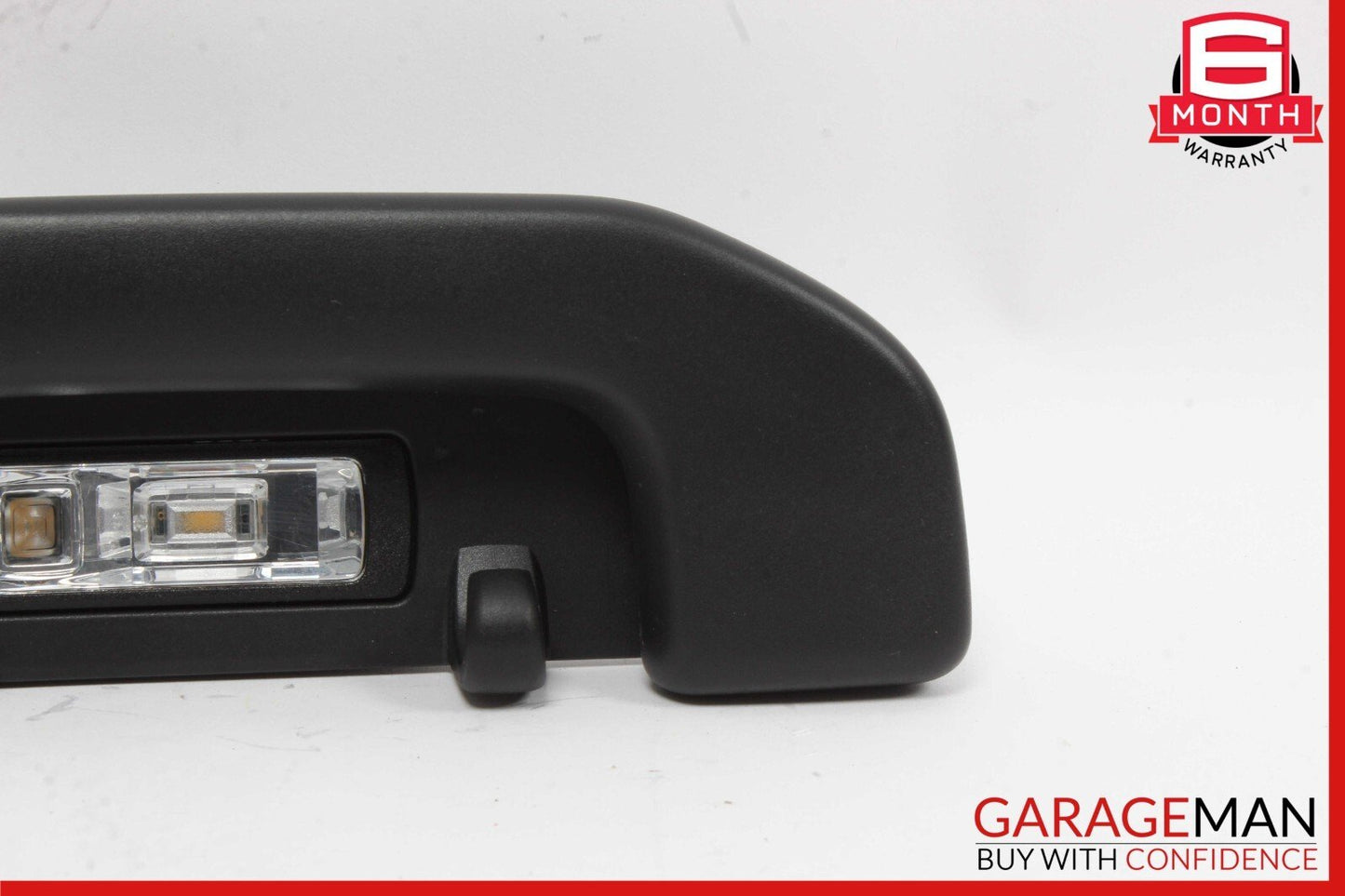 15-20 Mercedes W205 C300 Rear Left Side Roof Grab Handle w/ Lamp Black