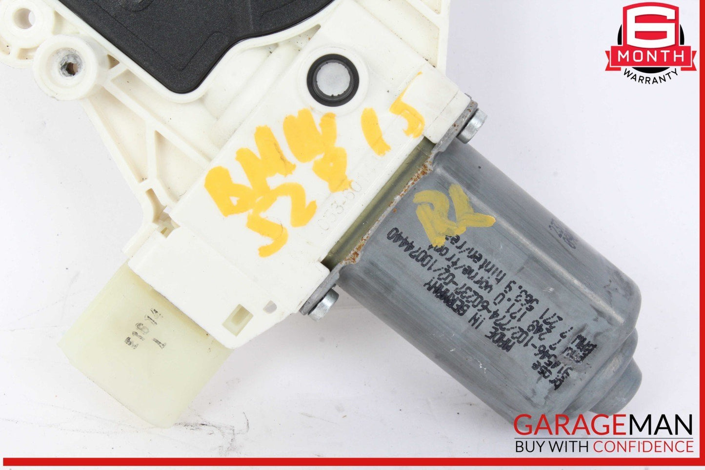 11-16 BMW 528i 535i 550i F10 Rear Left Driver Side Window Regulator Motor OEM
