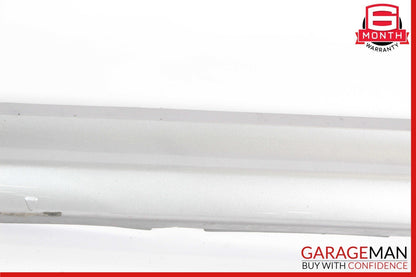 13-19 Fiat 500 Electric Left Driver Side Skirt Rocker Panel Molding Silver OEM
