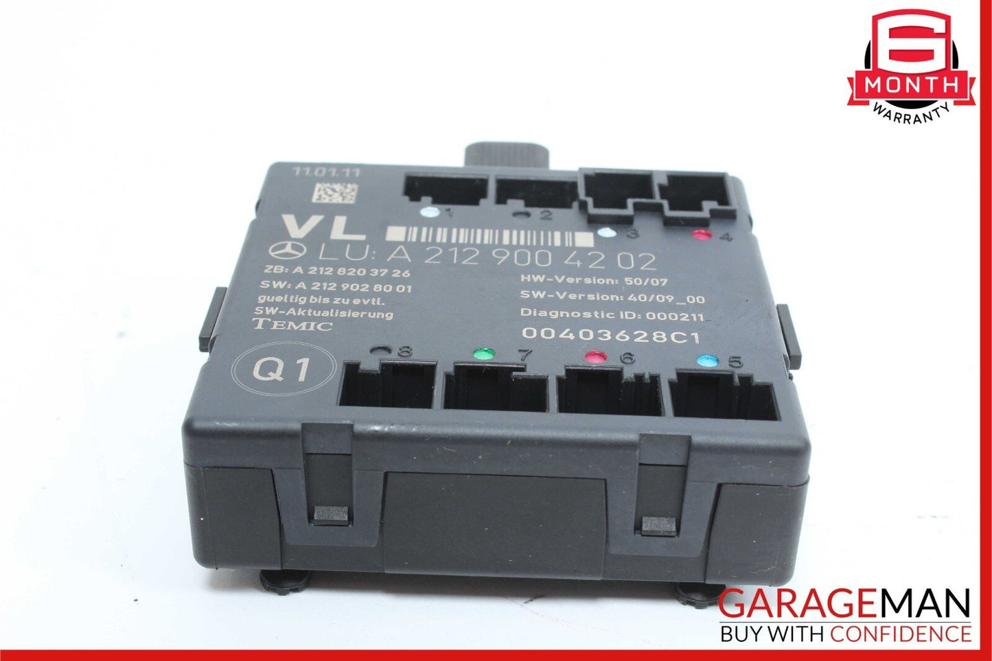 08-18 Mercedes C300 C350 CLS550 E350 Front Left Driver Door Control Module OEM