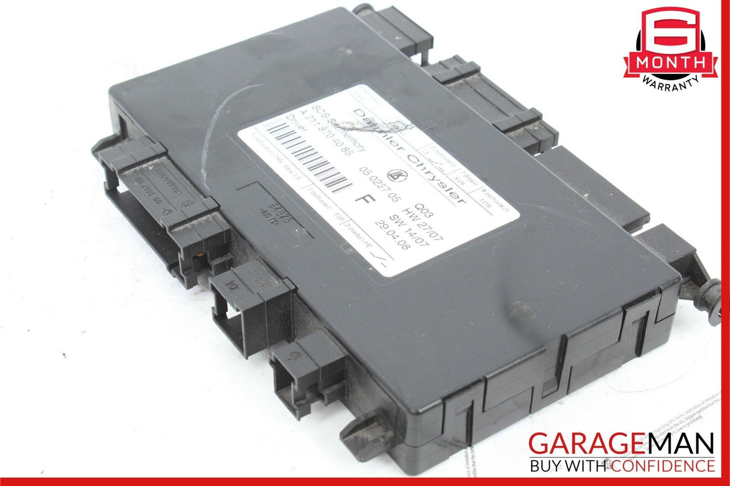 03-12 Mercedes CLS550 GL450 E350 E320 ML500 Front Left Side Seat Control Module