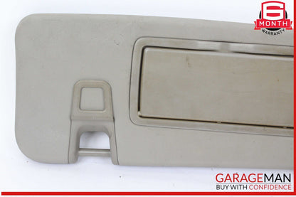 17-22 Alfa Romeo Giulia Front Left Driver Side Sun Visor Sunvisor Gray OEM