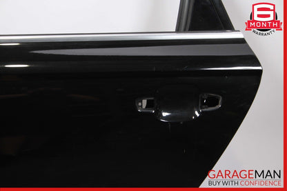 12-18 Audi A6 Rear Left Driver Side Exterior Door Shell Frame Panel Black