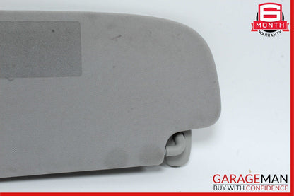 07-13 Mercedes W221 S550 Front Right Sun Visor Shade Sunvisor Grey Suede OEM