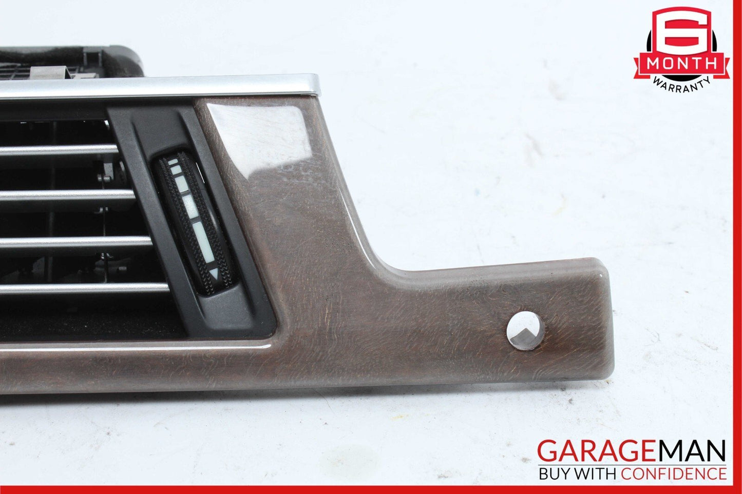 10-14 Mercedes W212 E350 Dashboard Dash AC A/C Grille Air Vent Left Trim Wood