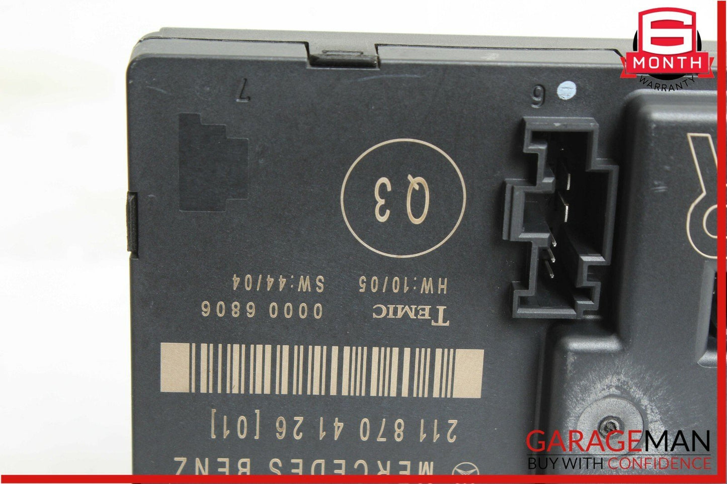 03-09 Mercedes W211 E350 E550 Rear Right Side Door Controller Module OEM