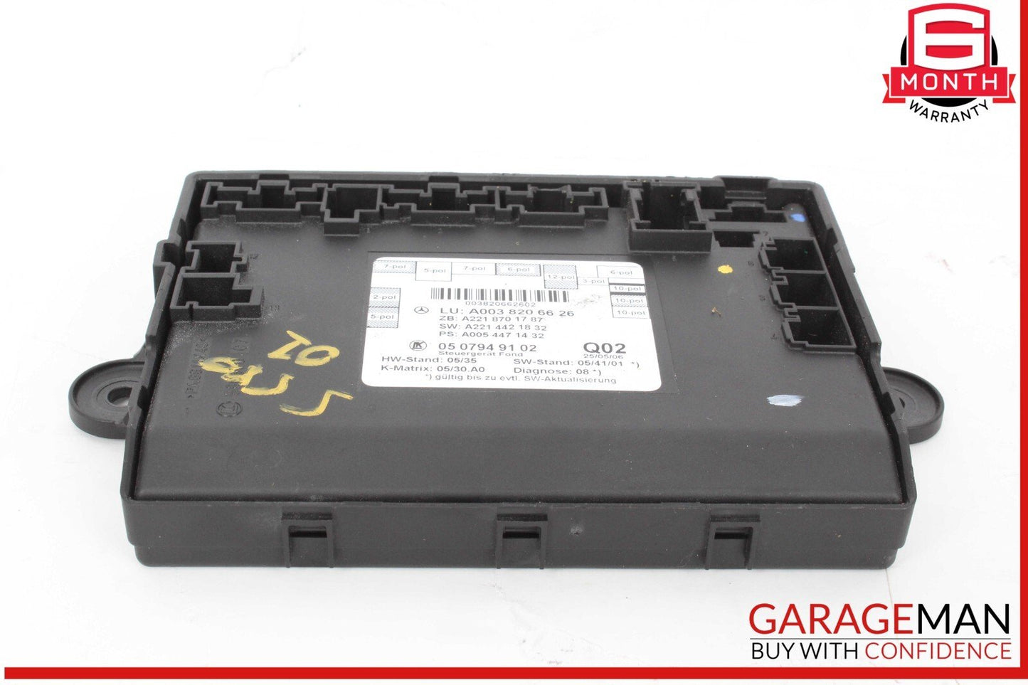 07-09 Mercedes W221 S550 S400 Rear Right or Left Side Door Control Module OEM