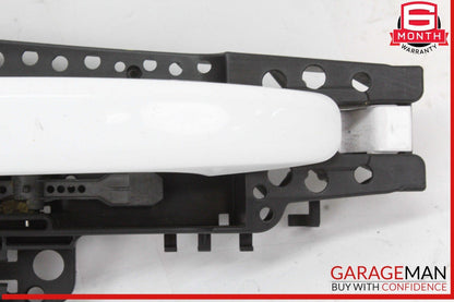 09-16 Audi A4 A5 Right Passenger Side Exterior Door Handle White 8T0837886A OEM