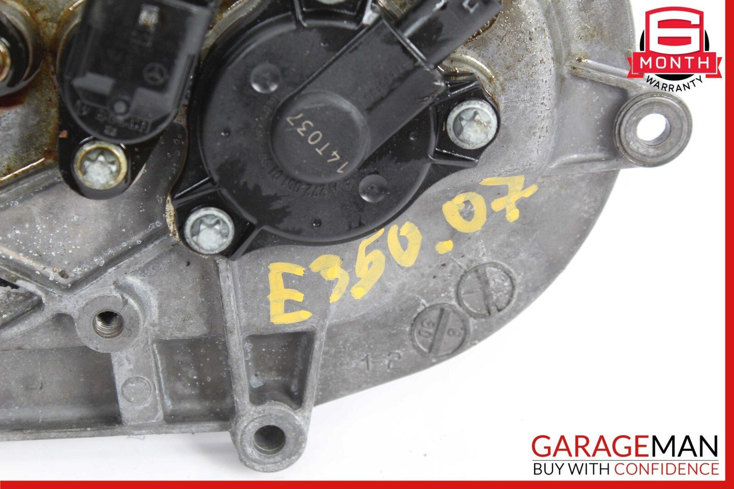 06-13 Mercedes W211 E350 R350 S400 Front Right Engine Timing Chain Cover Plate