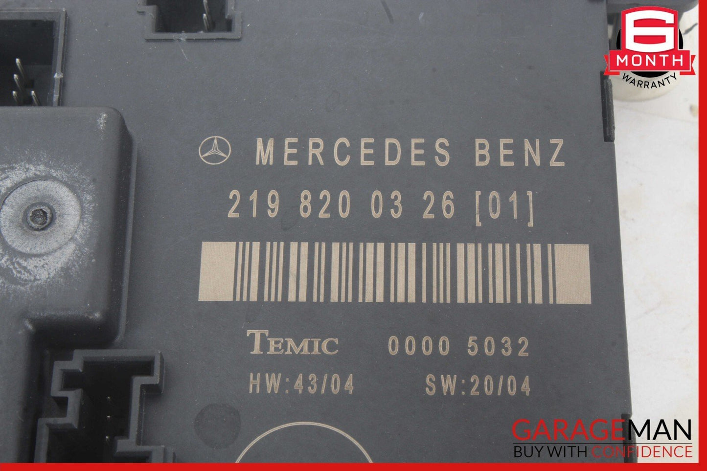 06-11 Mercedes W219 CLS550 CLS500 Rear Right Door Control Module 2198200326 OEM
