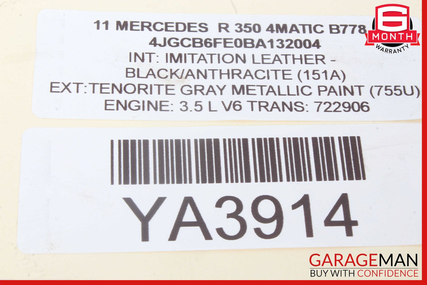 06-13 Mercedes W251 R350 CL550 GL450 S550 Yaw Turn Rate Sensor 0055422018 OEM