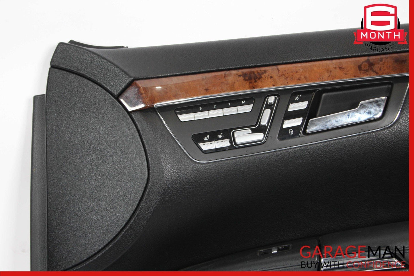 08-09 Mercedes W221 S63 AMG Front Right Passenger Side Door Panel Black OEM