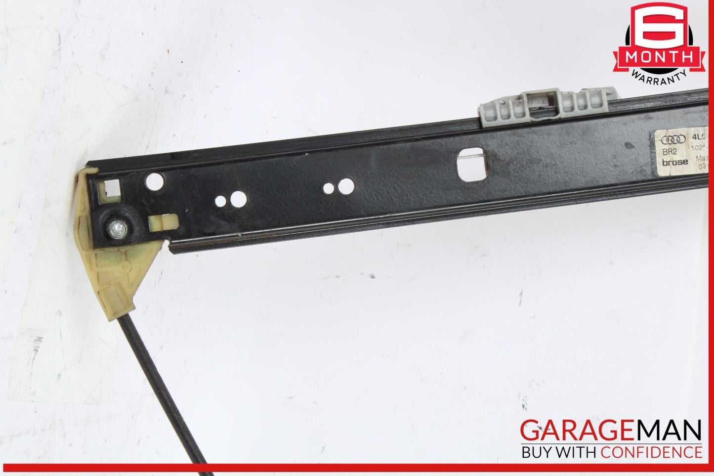 07-15 Audi Q7 Front Left Driver Side Window Regulator 4L0837461A OEM