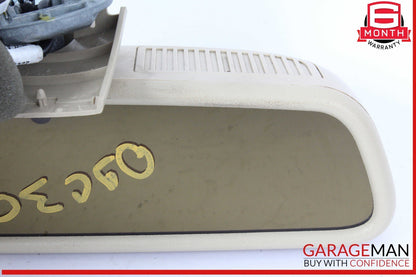 08-14 Mercedes W204 C300 C250 C63 AMG Top Upper Rear View Mirror Beige OEM