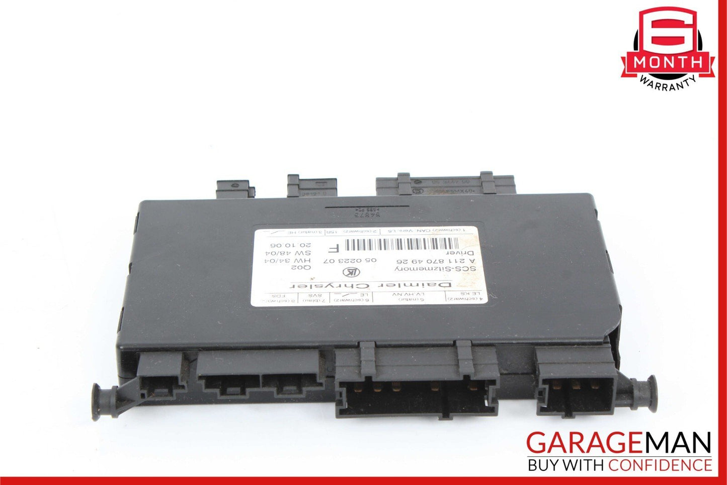 03-12 Mercedes X164 GL450 ML500 Front Left Side Seat Control Module Unit OEM