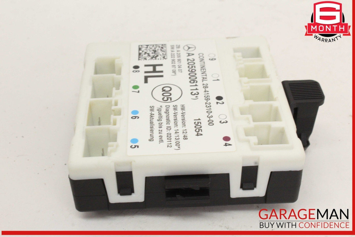 15-18 Mercedes W205 C300 Rear Left Driver Side Door Control Module Unit OEM