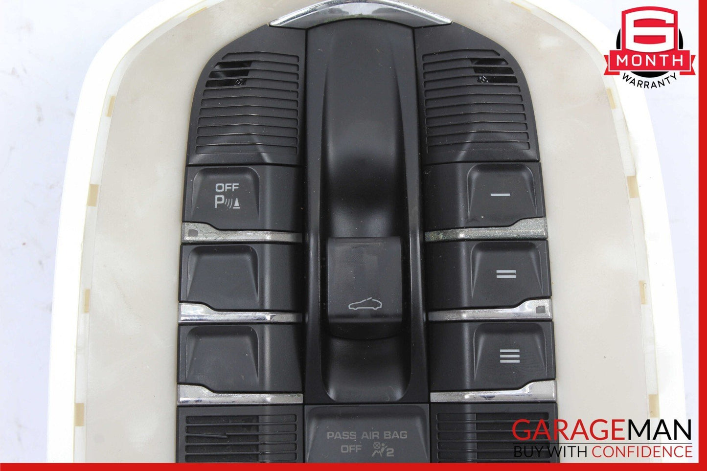 10-16 Porsche Panamera 970 Front Overhead Console Dome Light Sunroof Switch