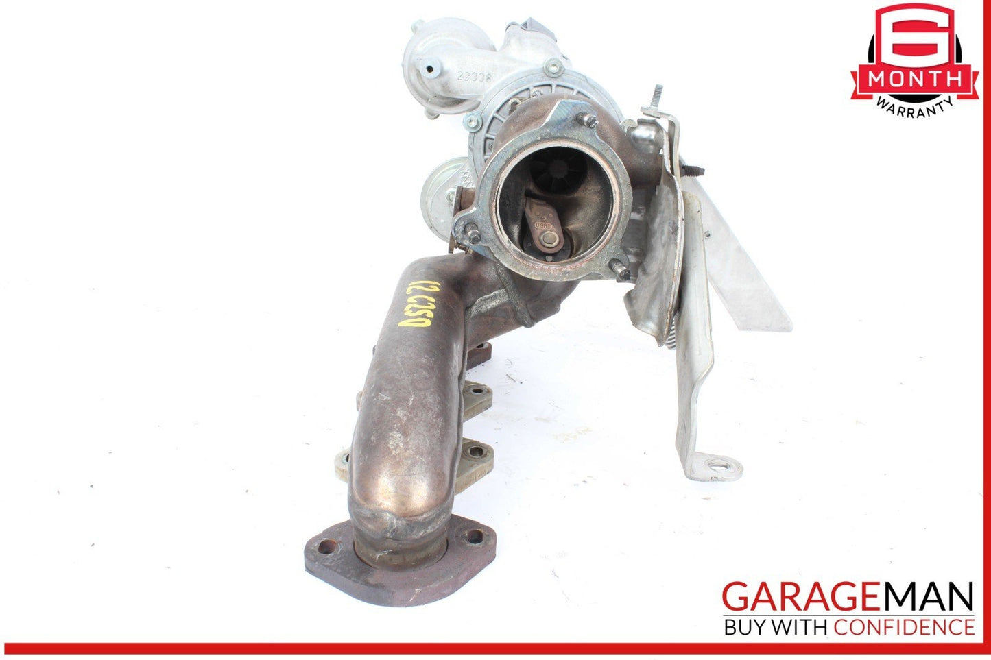 12-15 Mercedes W204 C250 SLK250 1.8L Turbo Turbocharger Manifold Assembly OEM