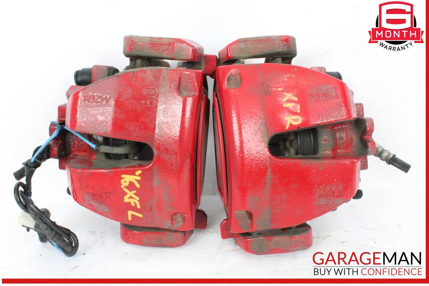 16-20 Jaguar XF Front Left and Front Right Side Brake Caliper Calipers Set of 2
