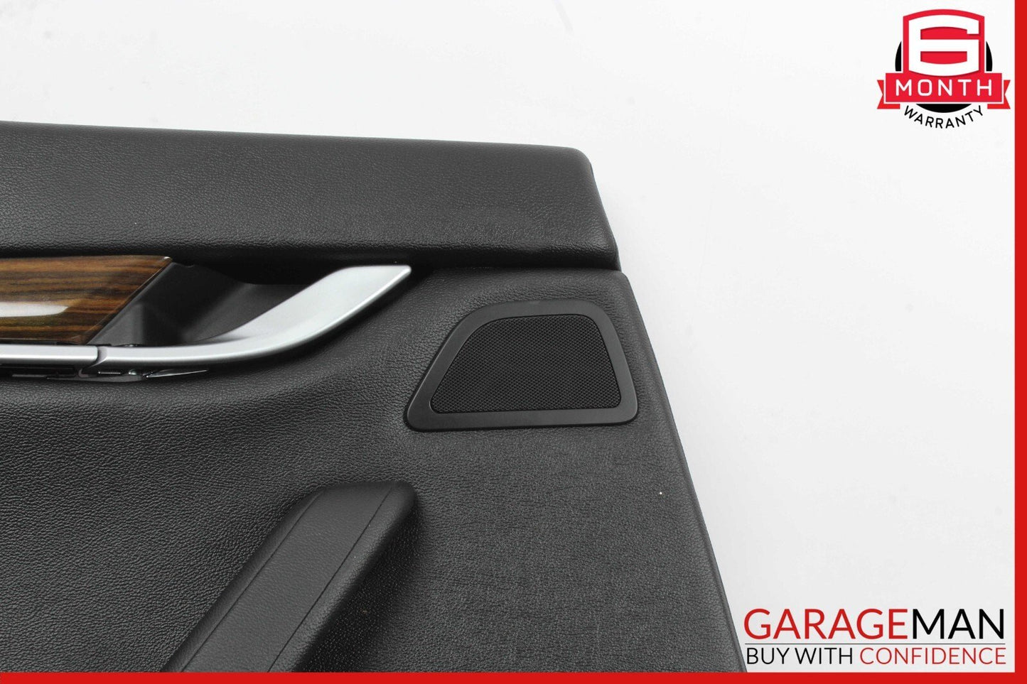 14-17 Maserati Ghibli Rear Left Side Interior Door Trim Panel Assembly Black OEM