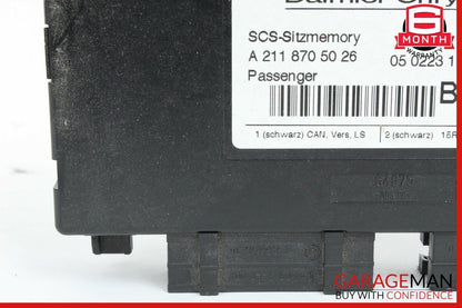 Mercedes X154 GL450 E350 CLS550 Front Right Side Under Seat Control Module OEM