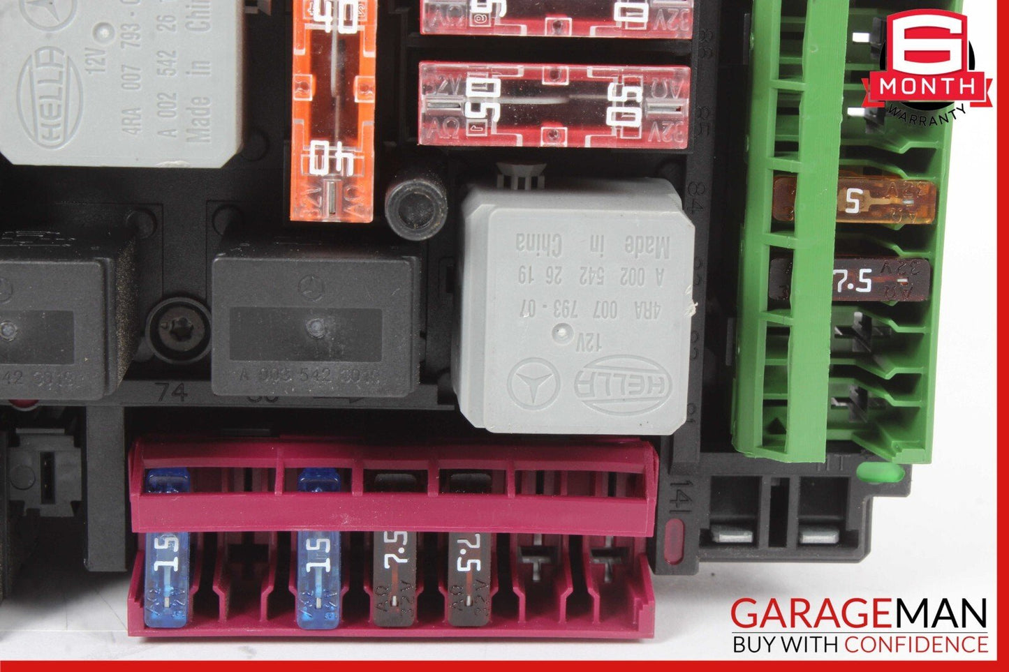 10-18 Mercedes W212 E350 CLS550 Rear SAM Module Relay Fuse Box 2129005201 OEM