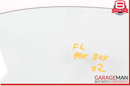 97-04 Porsche Boxster S 986 Front Left Driver Side Door Window Auto Glass OEM