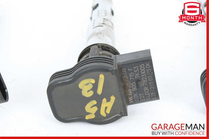 12-18 Audi A5 A6 2.0L Ignition Coil Ignitor Spark Plug Set of 4 Pc OEM