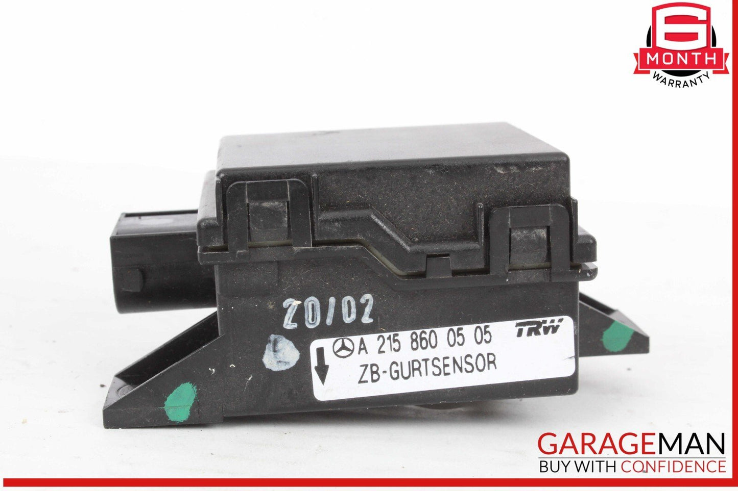 00-13 Mercedes R230 SL500 Seat Belt Seatbelt Tension Sensor 2158600505 OEM