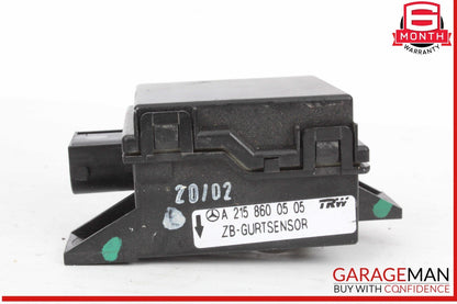 00-13 Mercedes R230 SL500 Seat Belt Seatbelt Tension Sensor 2158600505 OEM