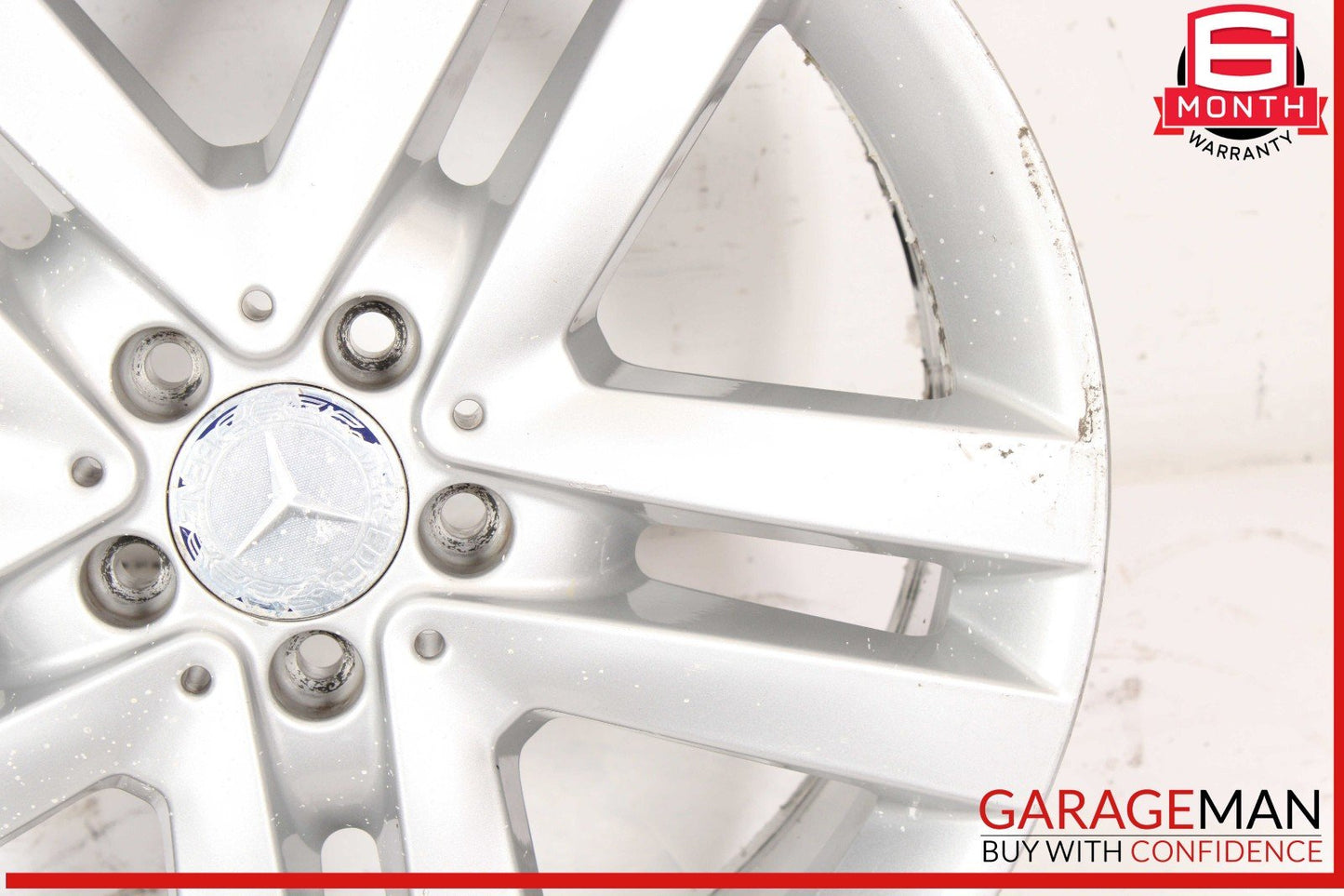 13-19 Mercedes X166 GL450 8.5 x 19 19" Wheel Rim Silver 1664011302 OEM