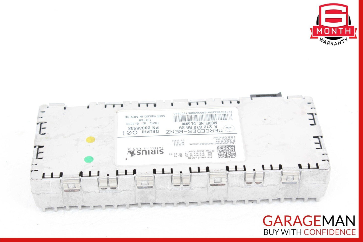 10-17 Mercedes C350 E350 SLK250 Sirius Satellite Radio Receiver Module DL 4490