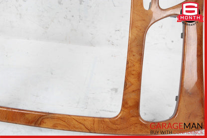 03-04 Mercedes W209 CLK500 CLK55 AMG Center Console Trim Bezel Cover Wood