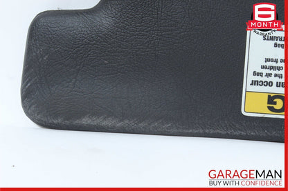 97-04 Mercedes R170 SLK230 Front Right Passanger Side Sun Visor Black OEM