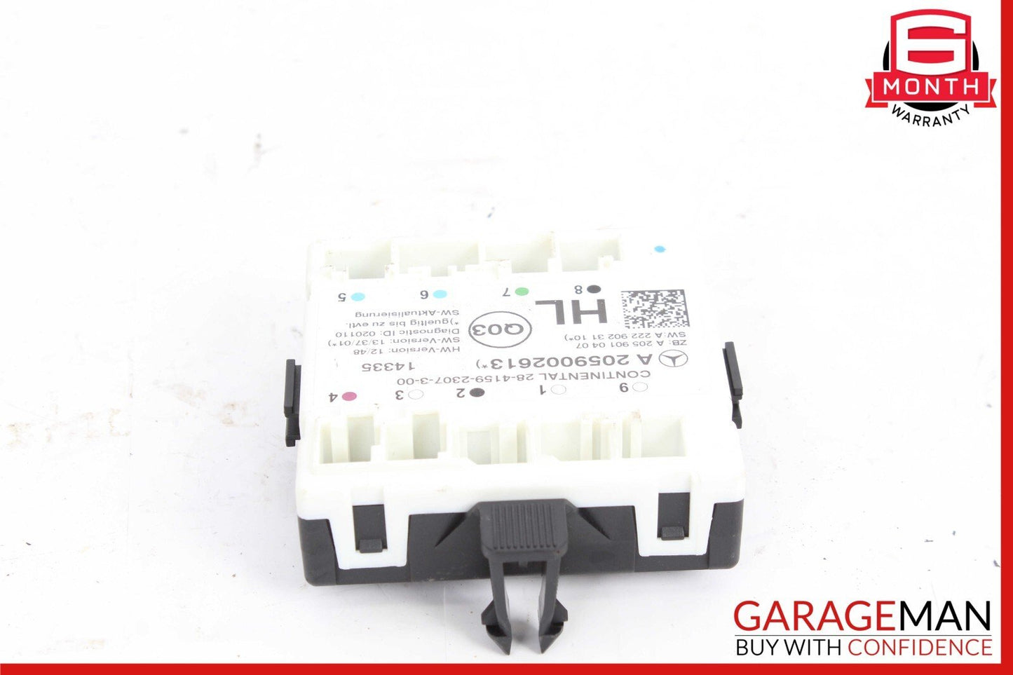 15-18 Mercedes W205 C350e Rear Left Side Door Control Module Unit 2059002613