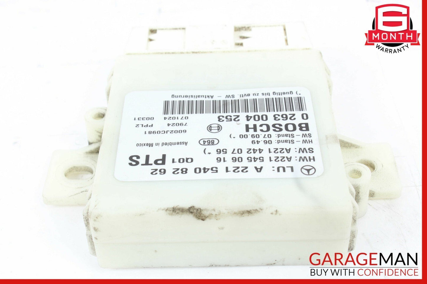 07-13 Mercedes W216 CL550 S550 Park Assist Parktronic Control Module Unit OEM