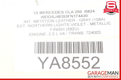 12-20 Mercedes CLA250 GLA250 ML350 Front Right Side Door Control Module OEM