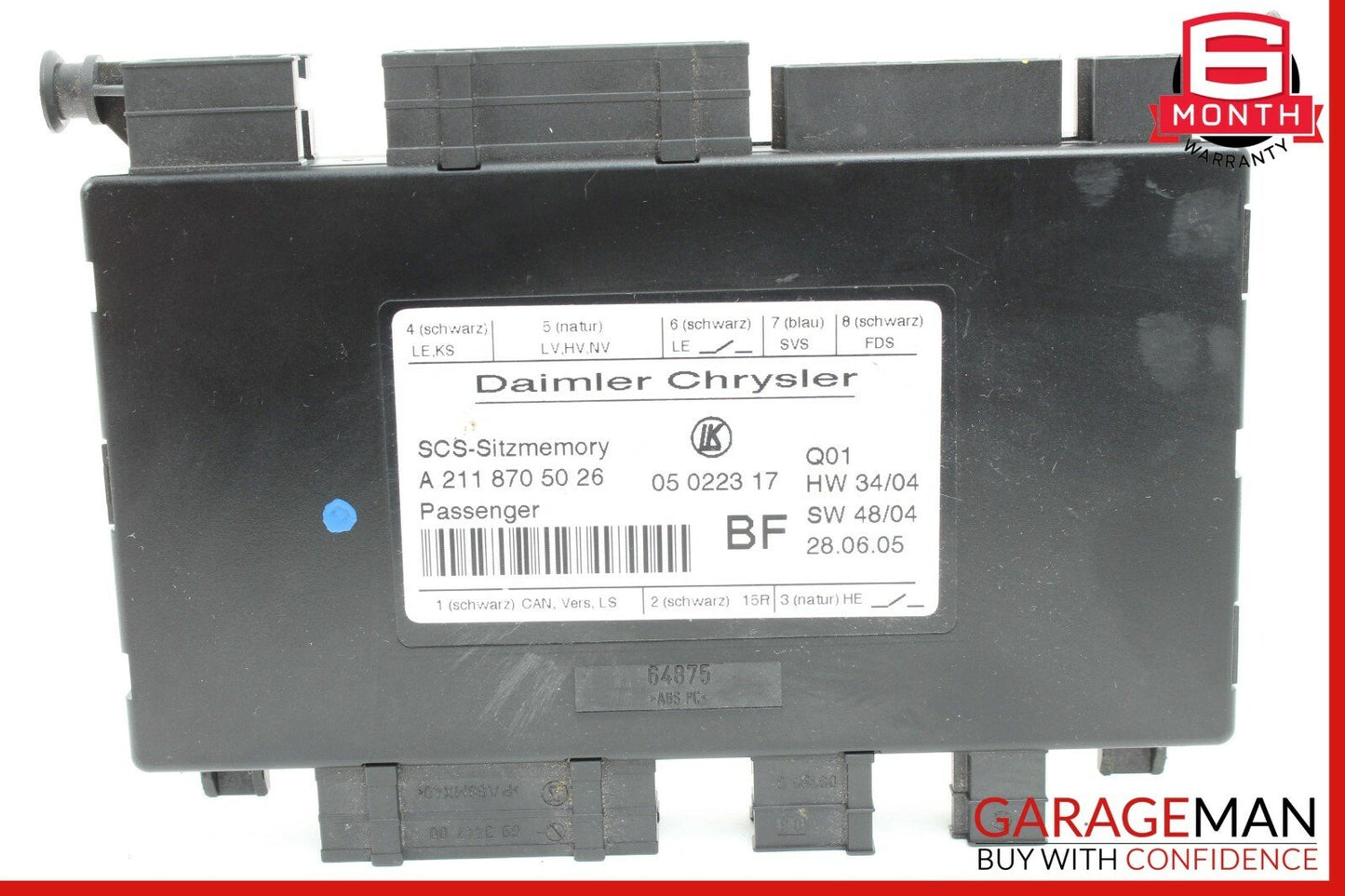 03-11 Mercedes CLS500 E350 ML350 Front Right Seat Control Controller Module OEM