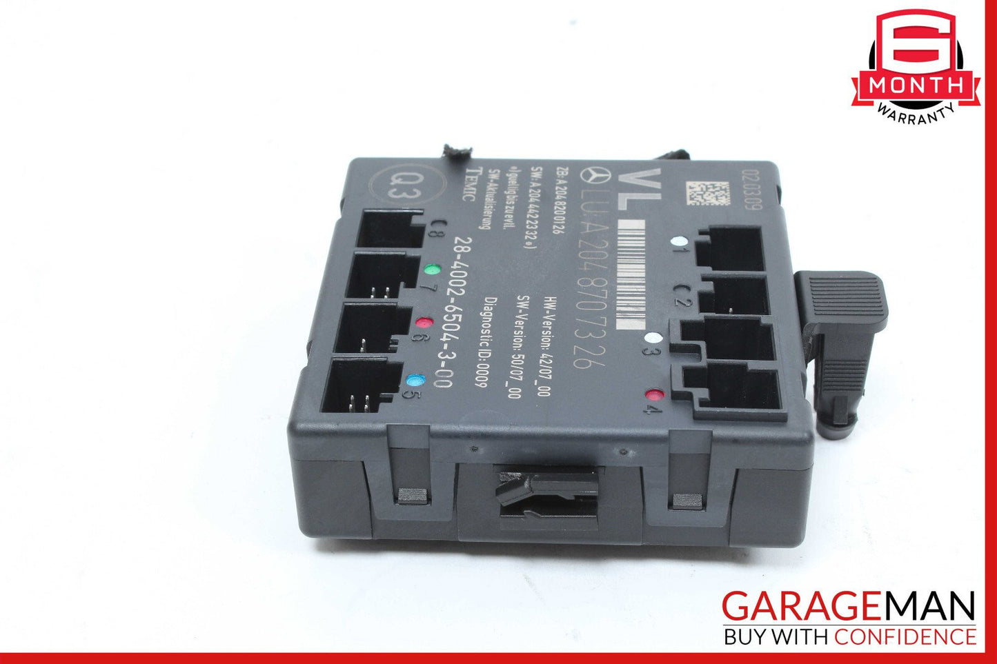 08-18 Mercedes W204 C250 E350 CLS400 Front Left Side Door Control Module OEM