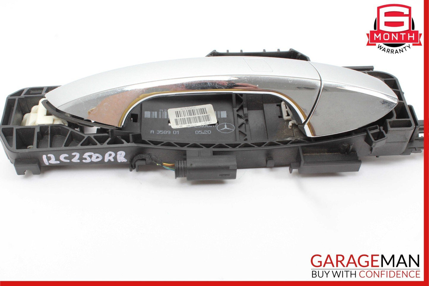 12-14 Mercedes W204 C250 C350 Right Side Keyless Go Exterior Door Handle Silver